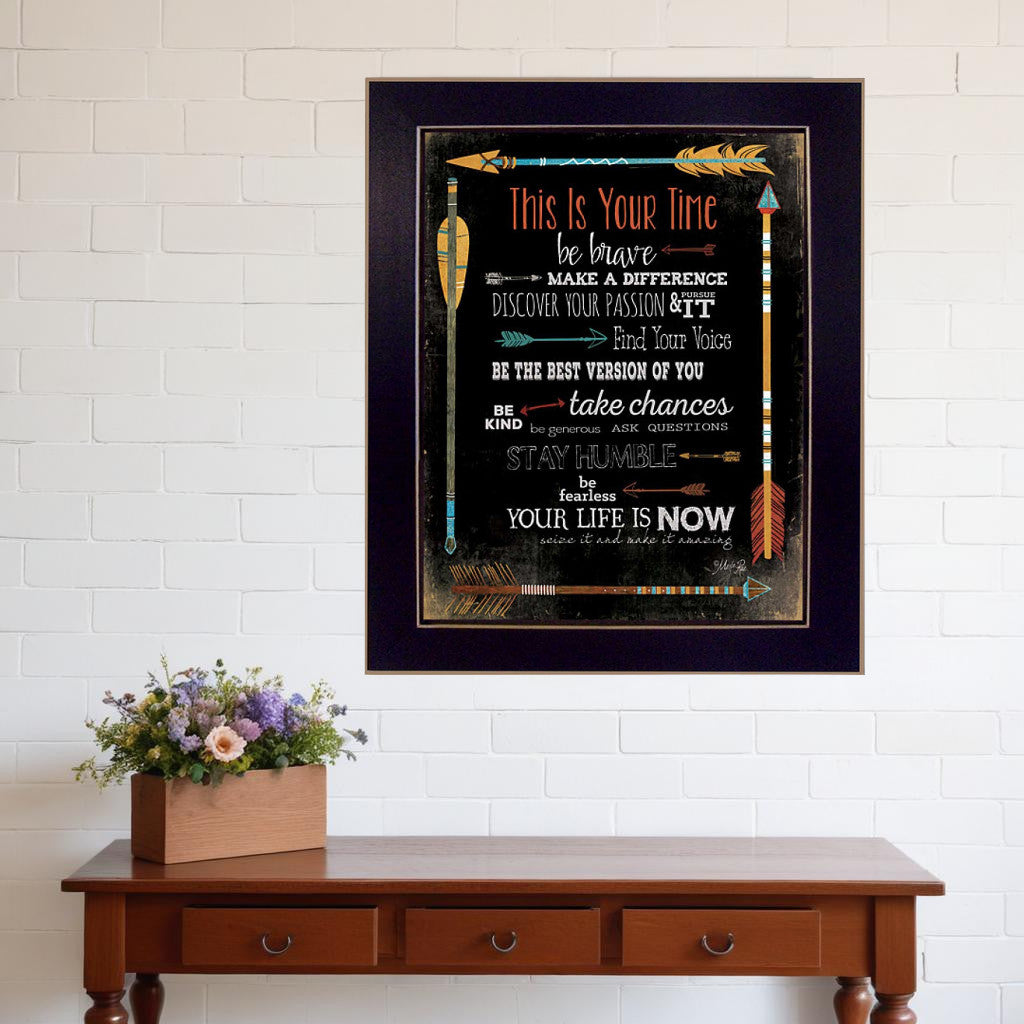 This is Your Time 3 Black Framed Print Wall Art