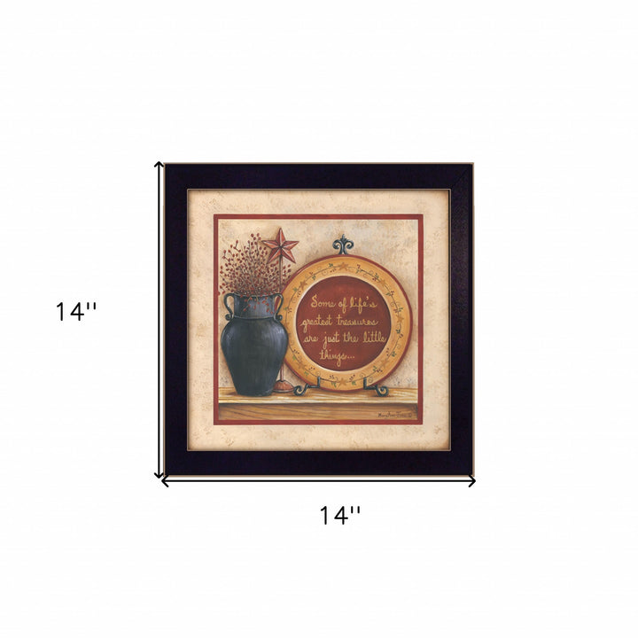 Greatest Treasures 1 Black Framed Print Wall Art