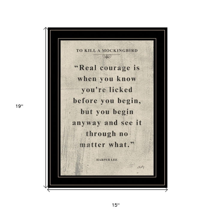 Book Quote VI 2 Black Framed Print Wall Art