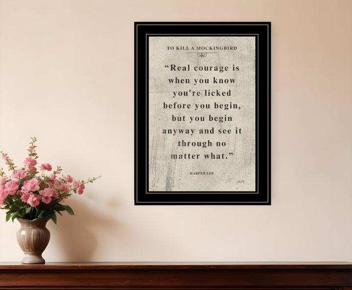 Book Quote VI 2 Black Framed Print Wall Art