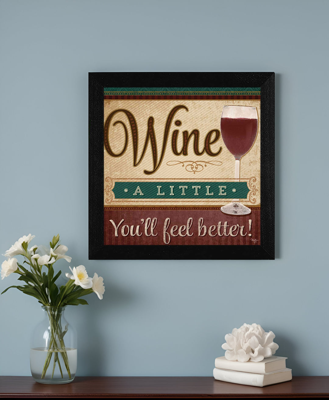 Youll Feel Better Black Framed Print Wall Art