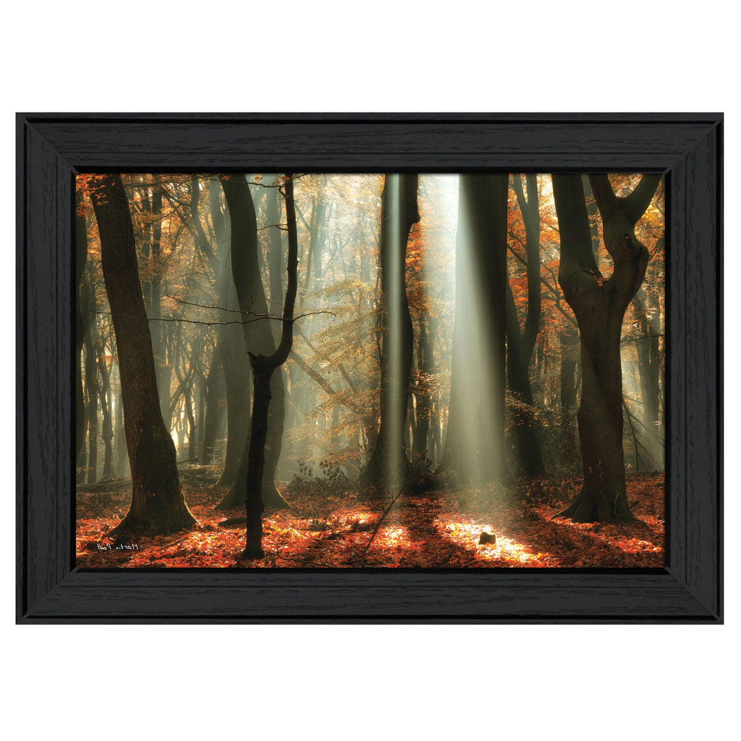 Beam Me Up Black Framed Print Wall Art