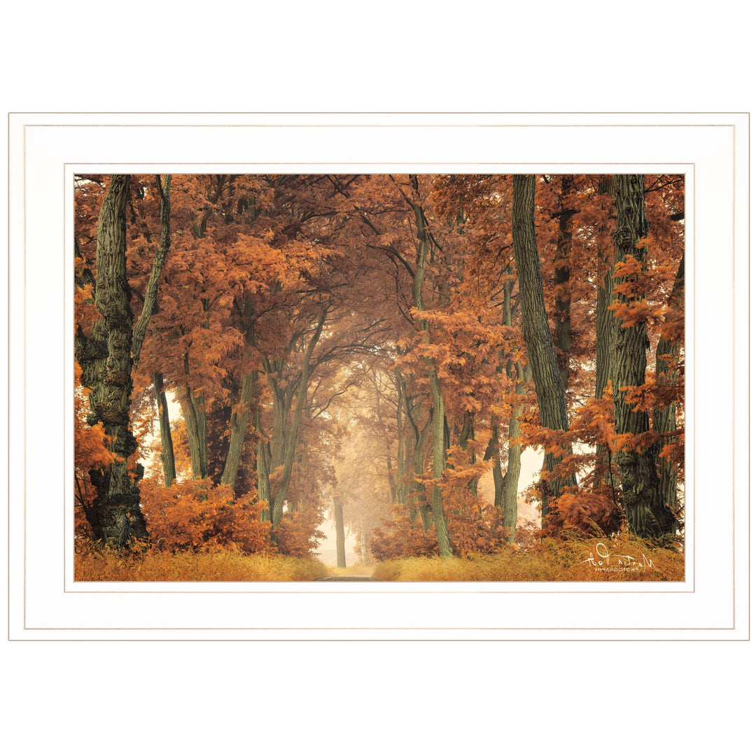 Follow Your Own Way 1 White Framed Print Wall Art