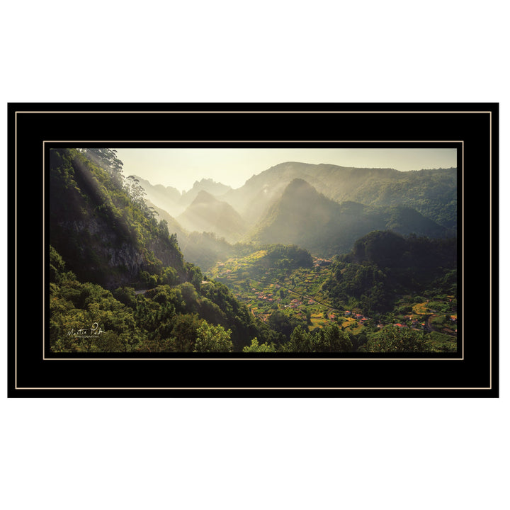 Land of the Hobbits Martin Podt Ready to Hang Framed Print Black Frame Black Framed Print Wall Art