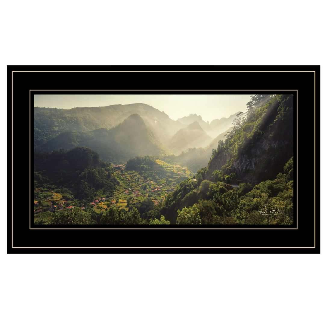 Land of the Hobbits Martin Podt Ready to Hang Framed Print Black Frame Black Framed Print Wall Art