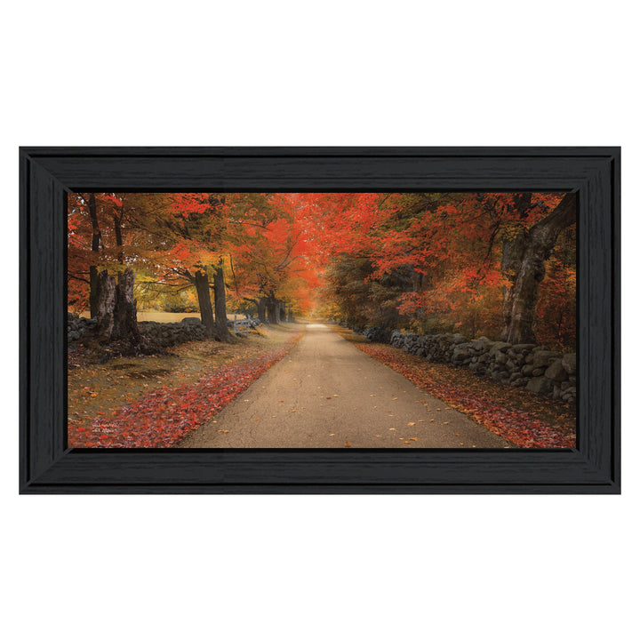 October Lane Black Framed Print Wall Art