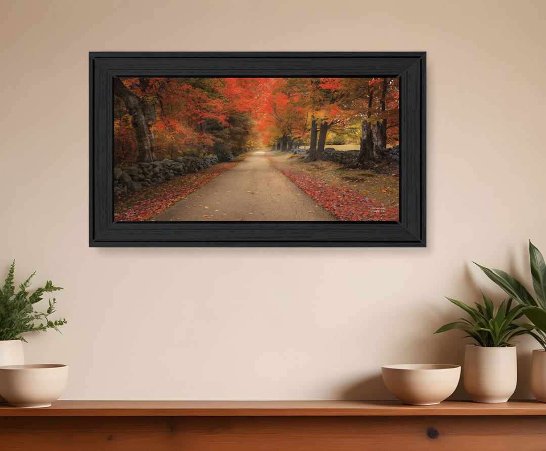 October Lane Black Framed Print Wall Art