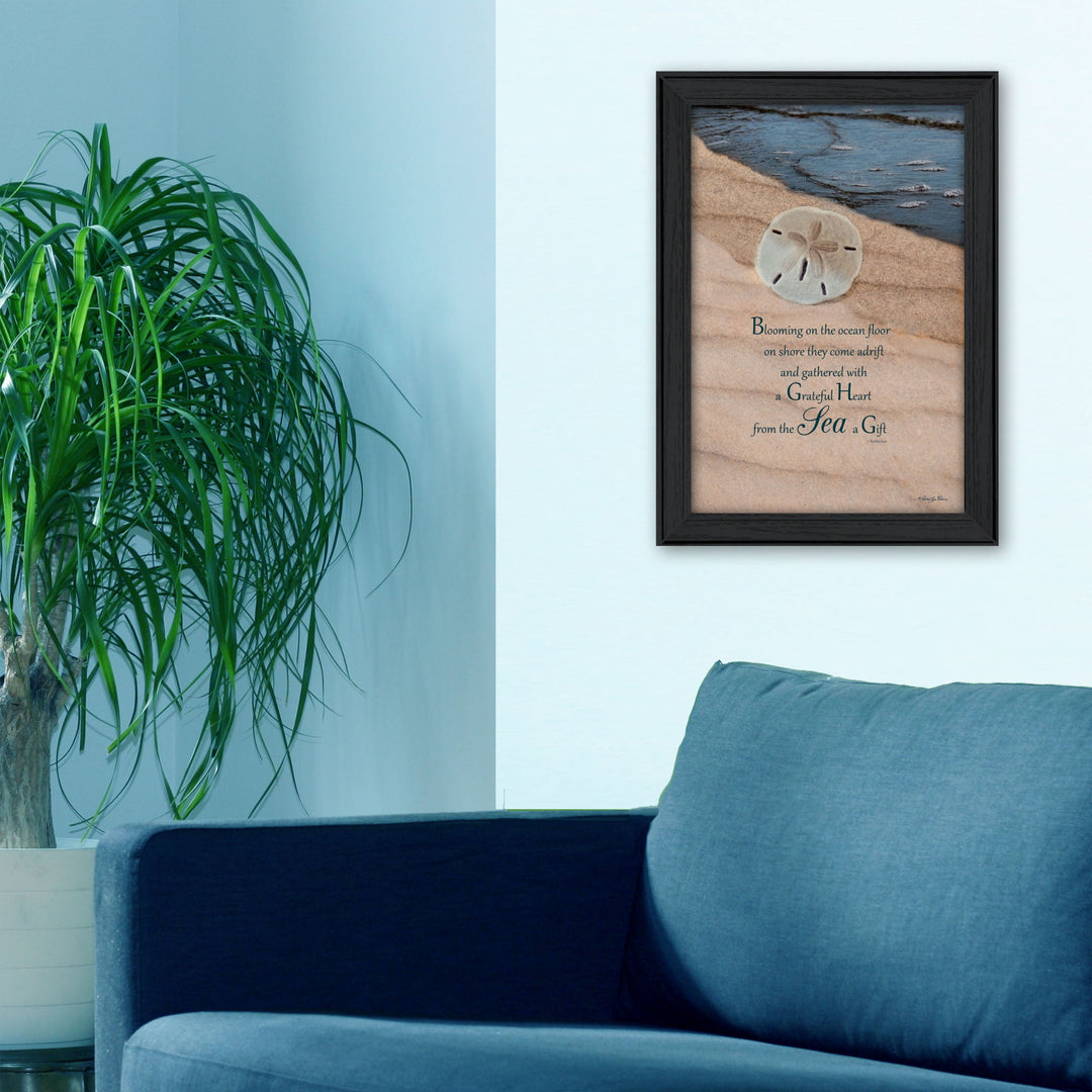 A Gift Black Framed Print Wall Art