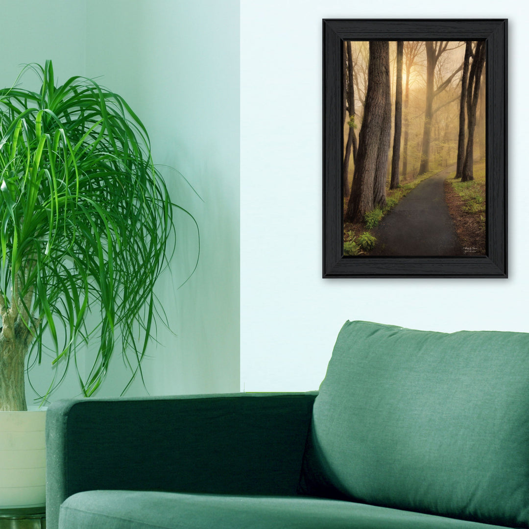 After The Rain Black Framed Print Wall Art