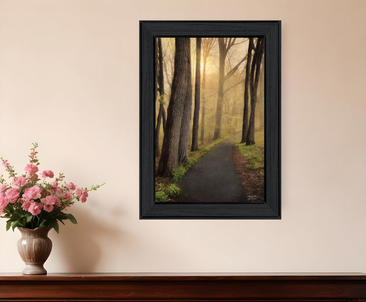 After The Rain Black Framed Print Wall Art