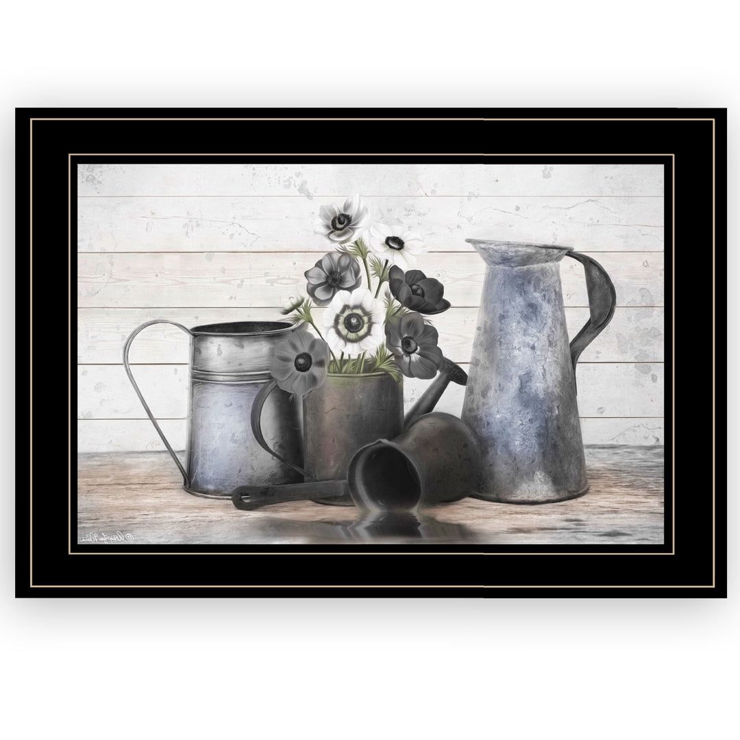 Floral Farmhouse I 2 Black Framed Print Wall Art