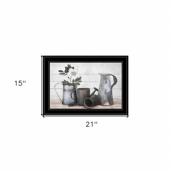 Floral Farmhouse II 2 Black Framed Print Wall Art