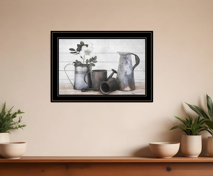 Floral Farmhouse II 2 Black Framed Print Wall Art