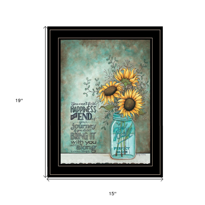 All Along 2 Black Framed Print Wall Art