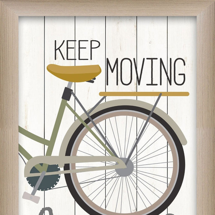 Set Of Two Pedal it Out 1 Brown Framed Print Wall Art