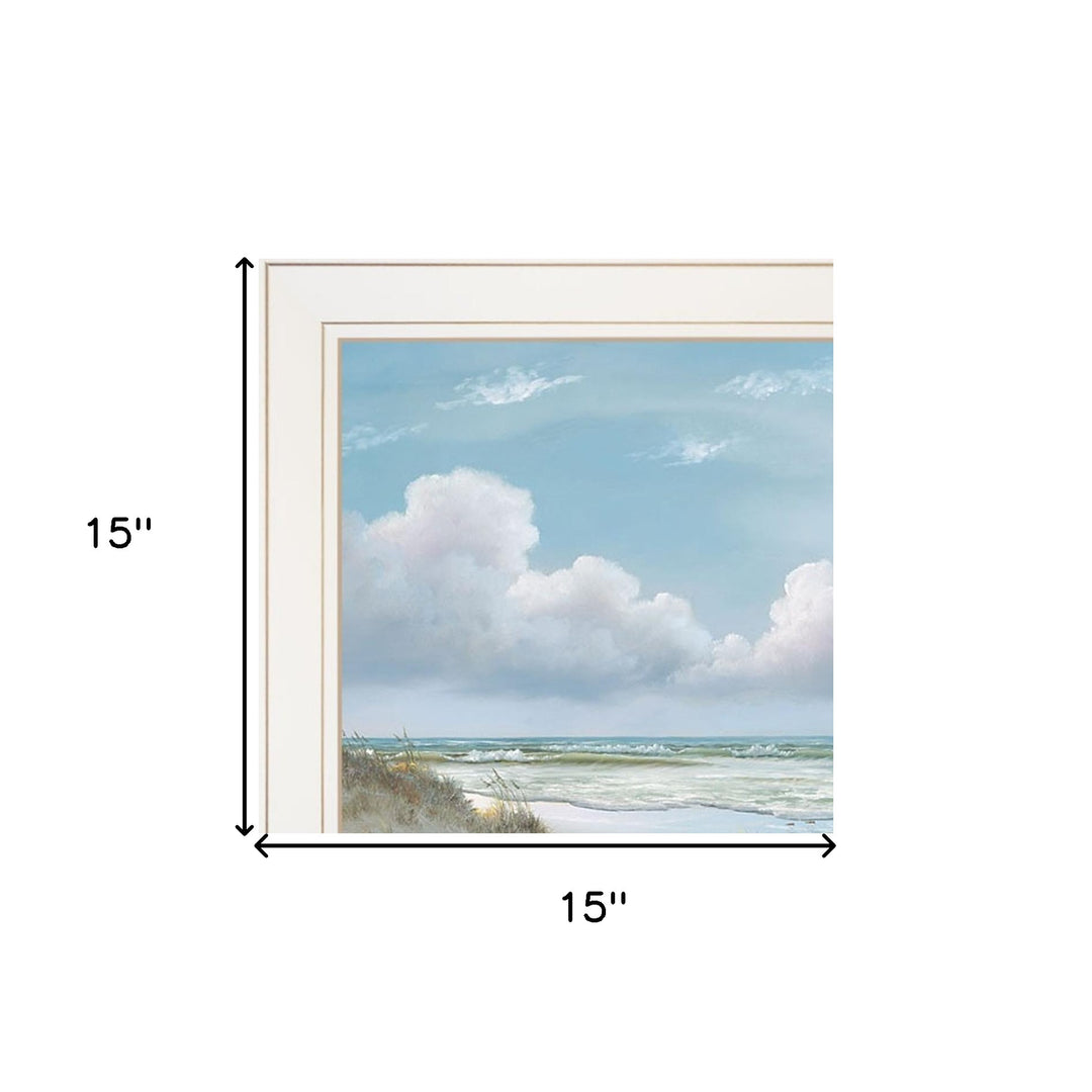 Set Of Three Beautiful Day III III White Framed Print Wall Art