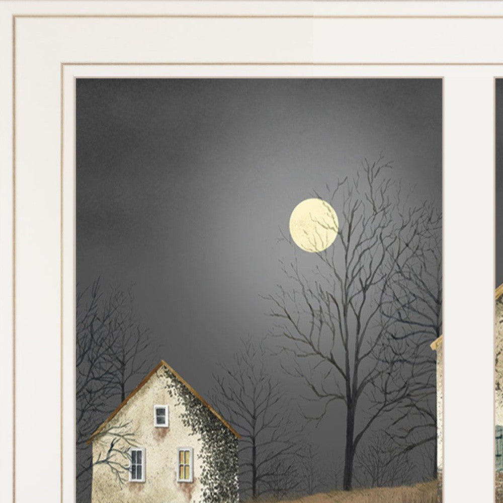 Still of the Night 4 White Framed Print Wall Art