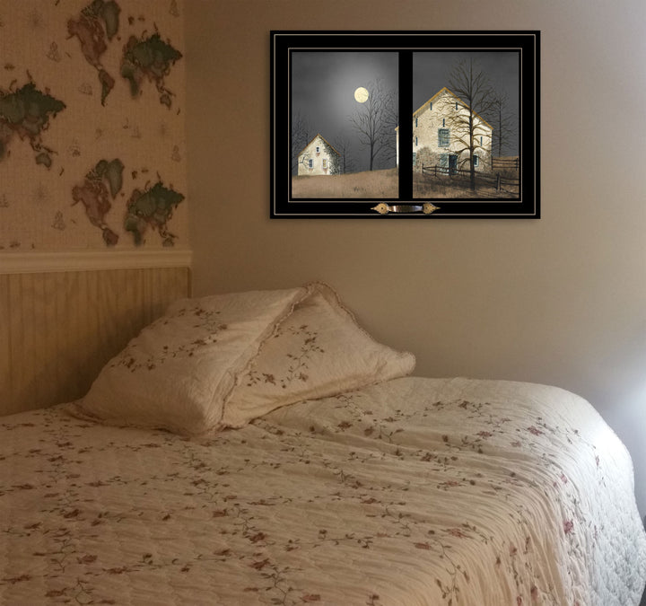 Still of the Night 5 Black Framed Print Wall Art