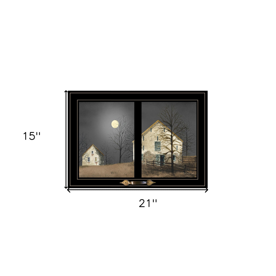 Still of the Night 5 Black Framed Print Wall Art