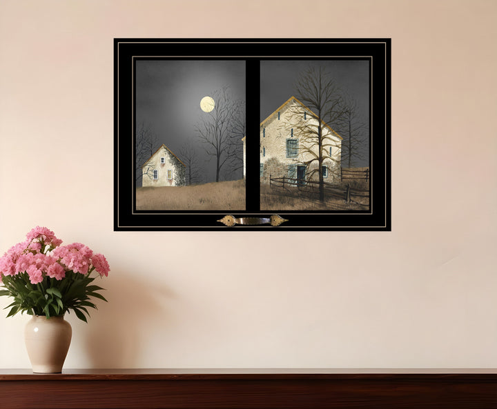 Still of the Night 5 Black Framed Print Wall Art