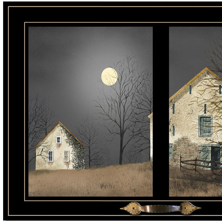 Still of the Night 5 Black Framed Print Wall Art