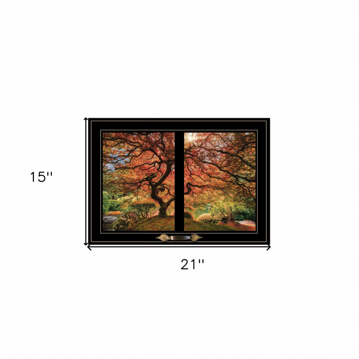 First Colors of Fall I 4 Black Framed Print Wall Art