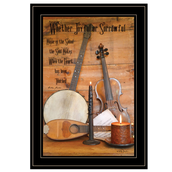 Music 10 Black Framed Print Wall Art