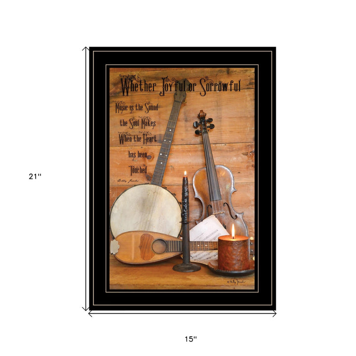 Music 10 Black Framed Print Wall Art