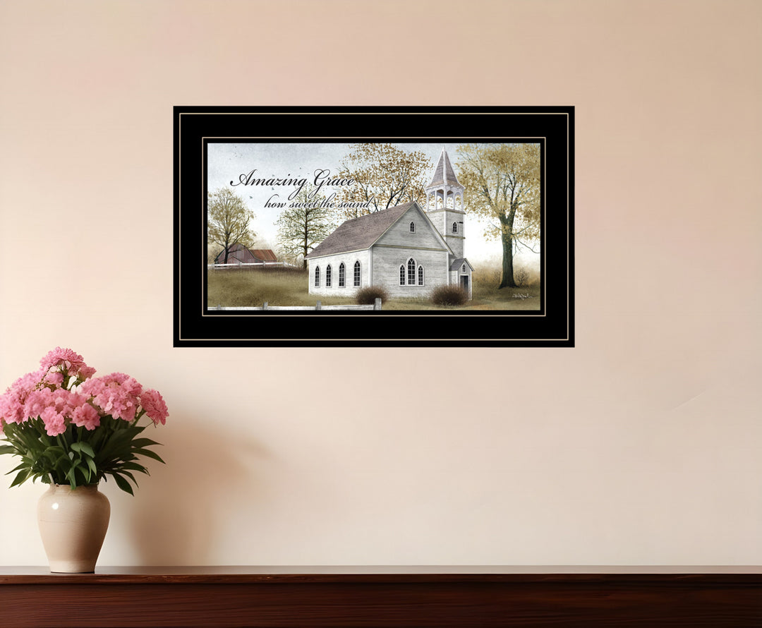 Amazing Grace 6 Black Framed Print Wall Art