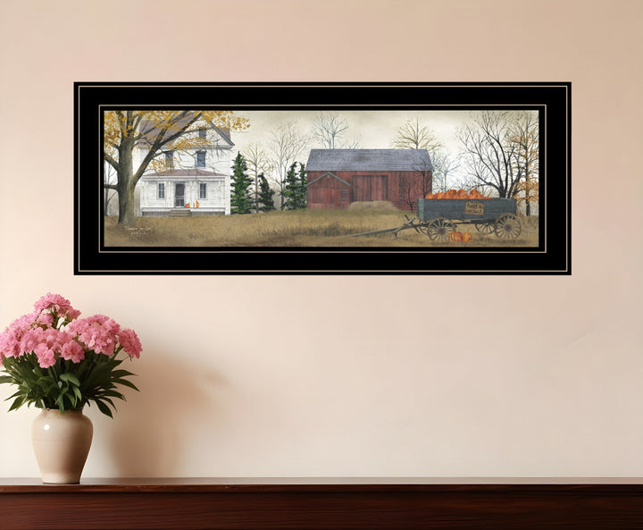 Pumpkins For Sale 3 Black Framed Print Wall Art