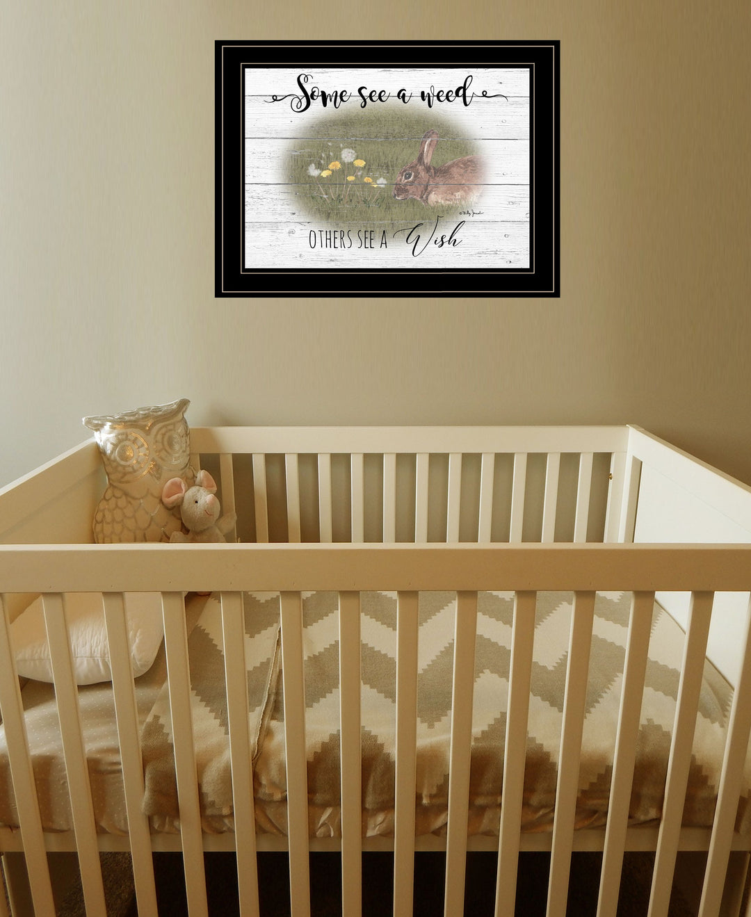 Some See A Weed 2 Black Framed Print Wall Art