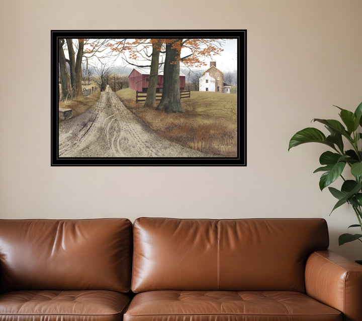 The Road Home 15 Black Framed Print Wall Art