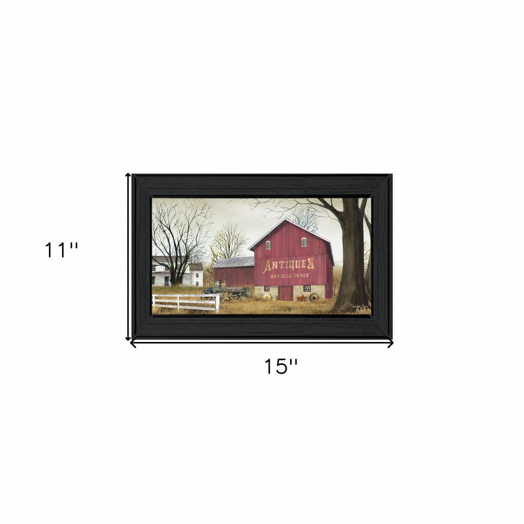 Antique Barn 2 Black Framed Print Wall Art