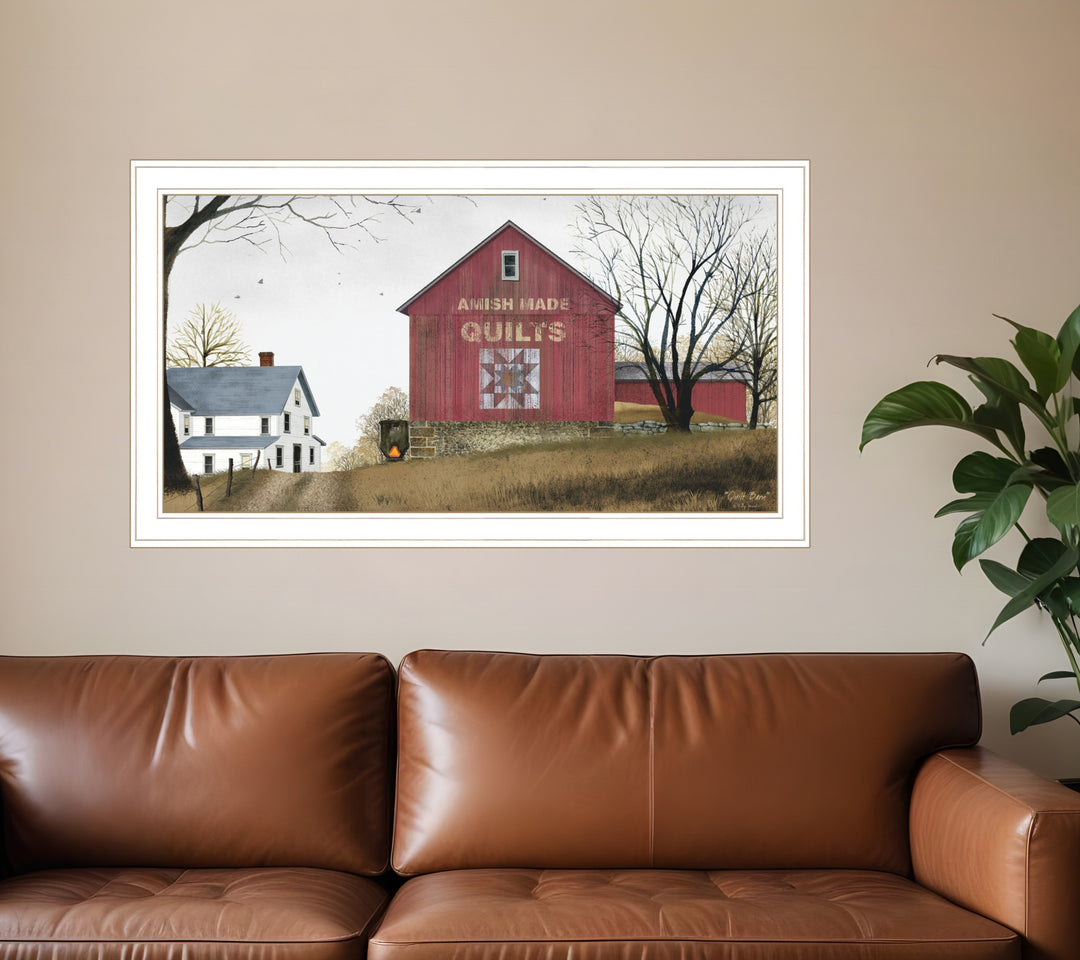 The Quilt Barn 4 White Framed Print Wall Art