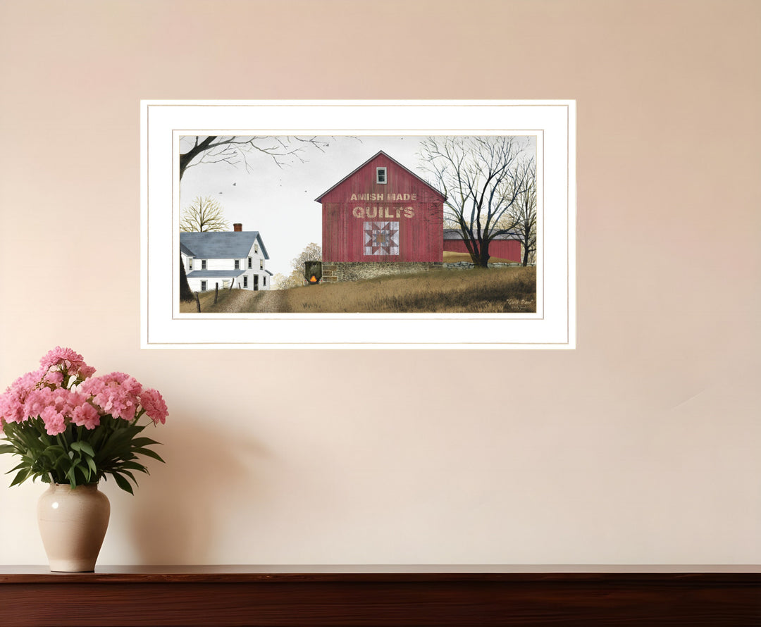 The Quilt Barn 2 White Framed Print Wall Art