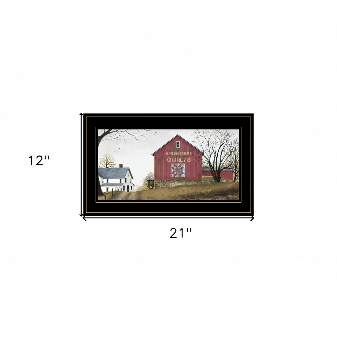 The Quilt Barn 3 Black Framed Print Wall Art