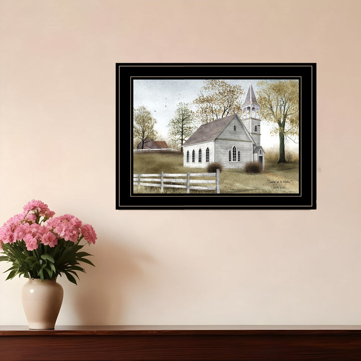 Sunday Go To Meetin 3 Black Framed Print Wall Art