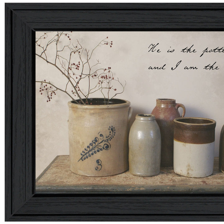 He is the Potter 2 Black Framed Print Wall Art