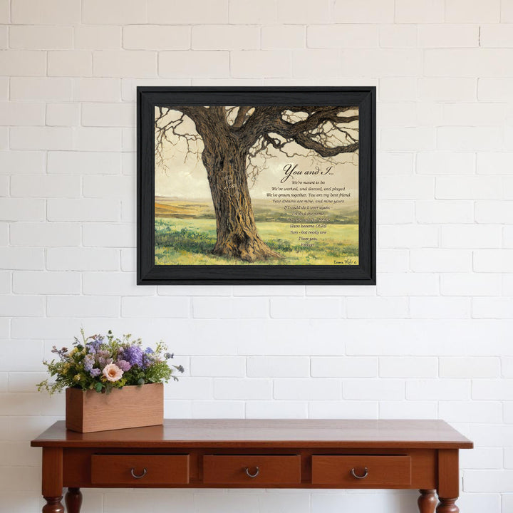 Forever 4 Black Framed Print Wall Art