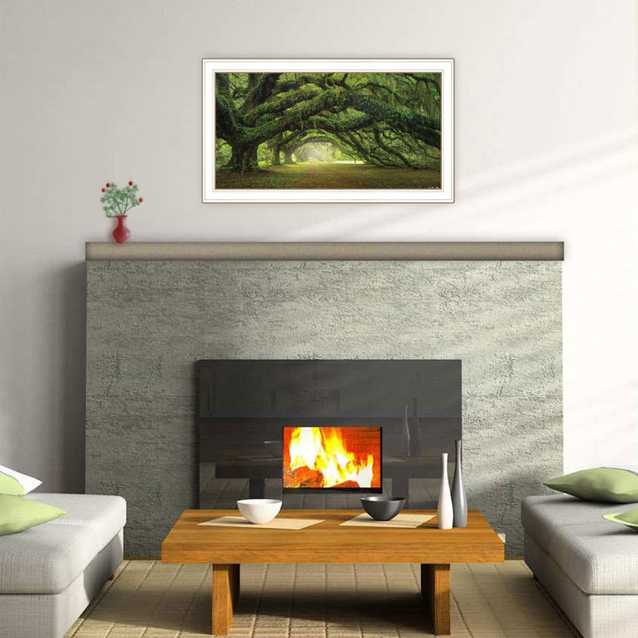 Passage 2 White Framed Print Wall Art