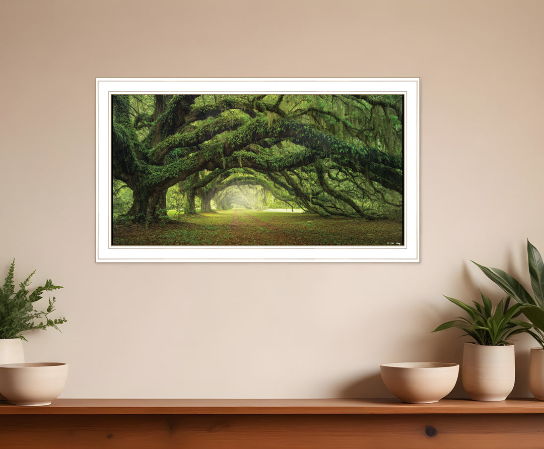 Passage 2 White Framed Print Wall Art