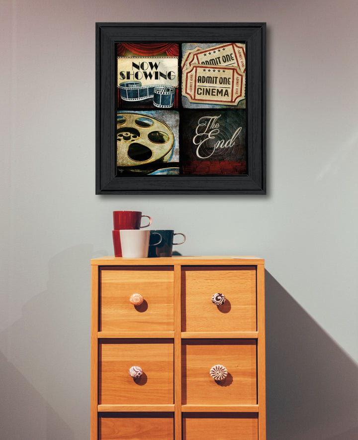 At the Movies I 2 Black Framed Print Wall Art