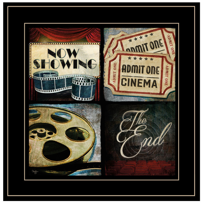 At The Movies I 3 Black Framed Print Wall Art