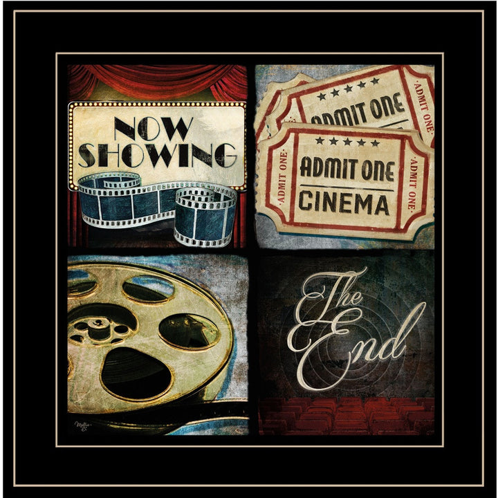 At The Movies I 3 Black Framed Print Wall Art