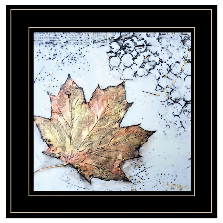 Channeling Fall 1 Black Framed Print Wall Art