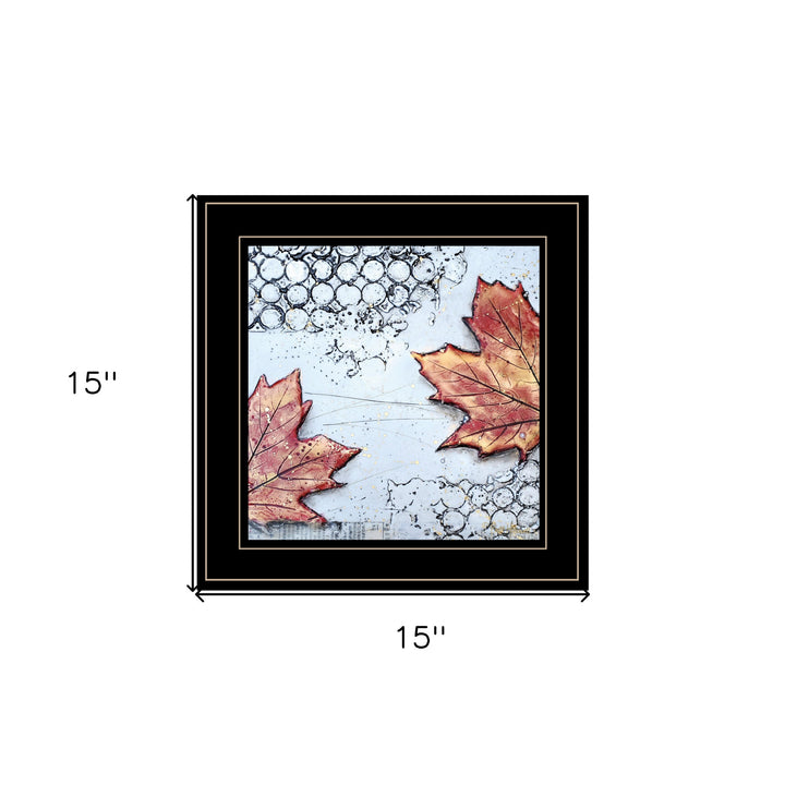 Channeling Fall 3 Black Framed Print Wall Art