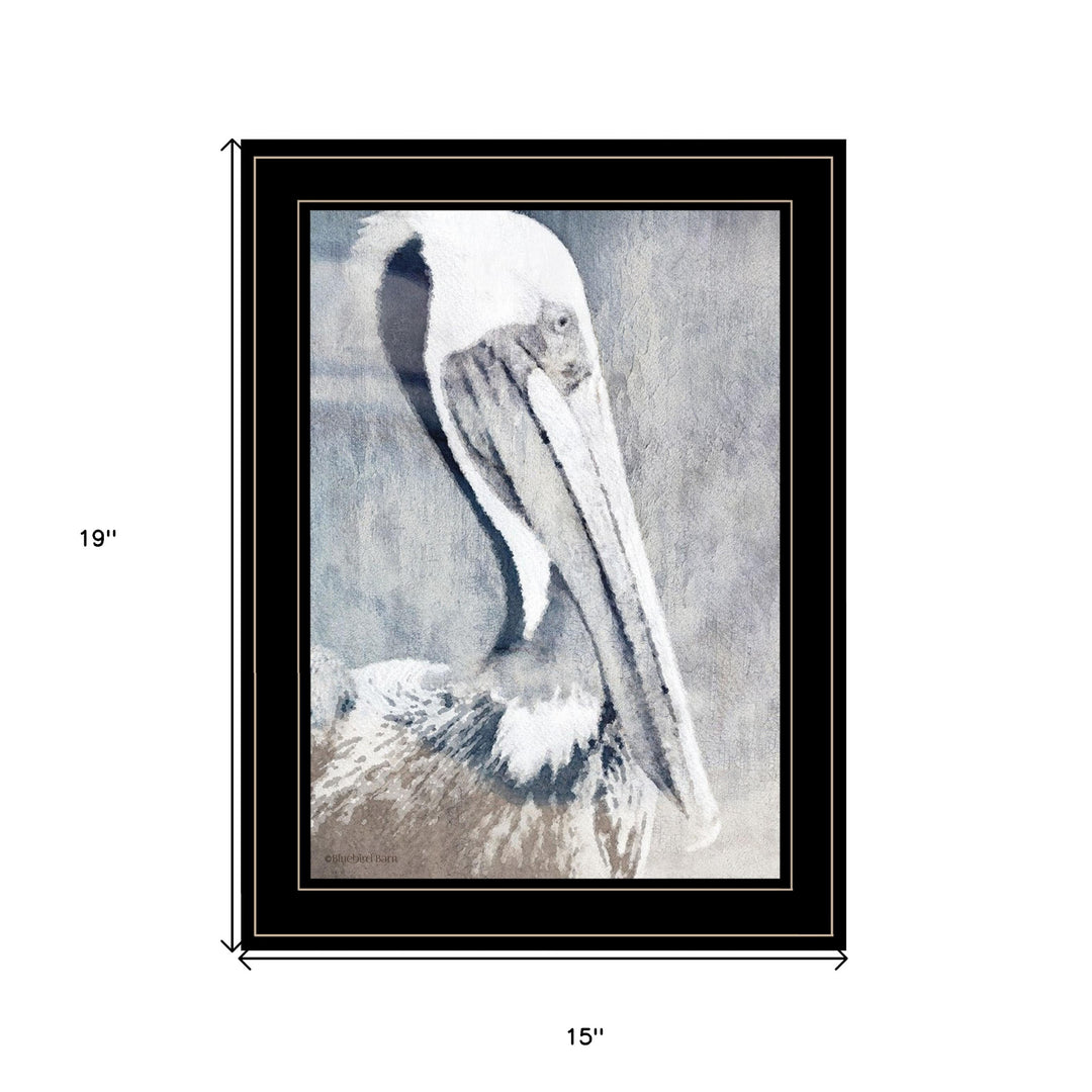 Pelican 2 Black Framed Print Kitchen Wall Art