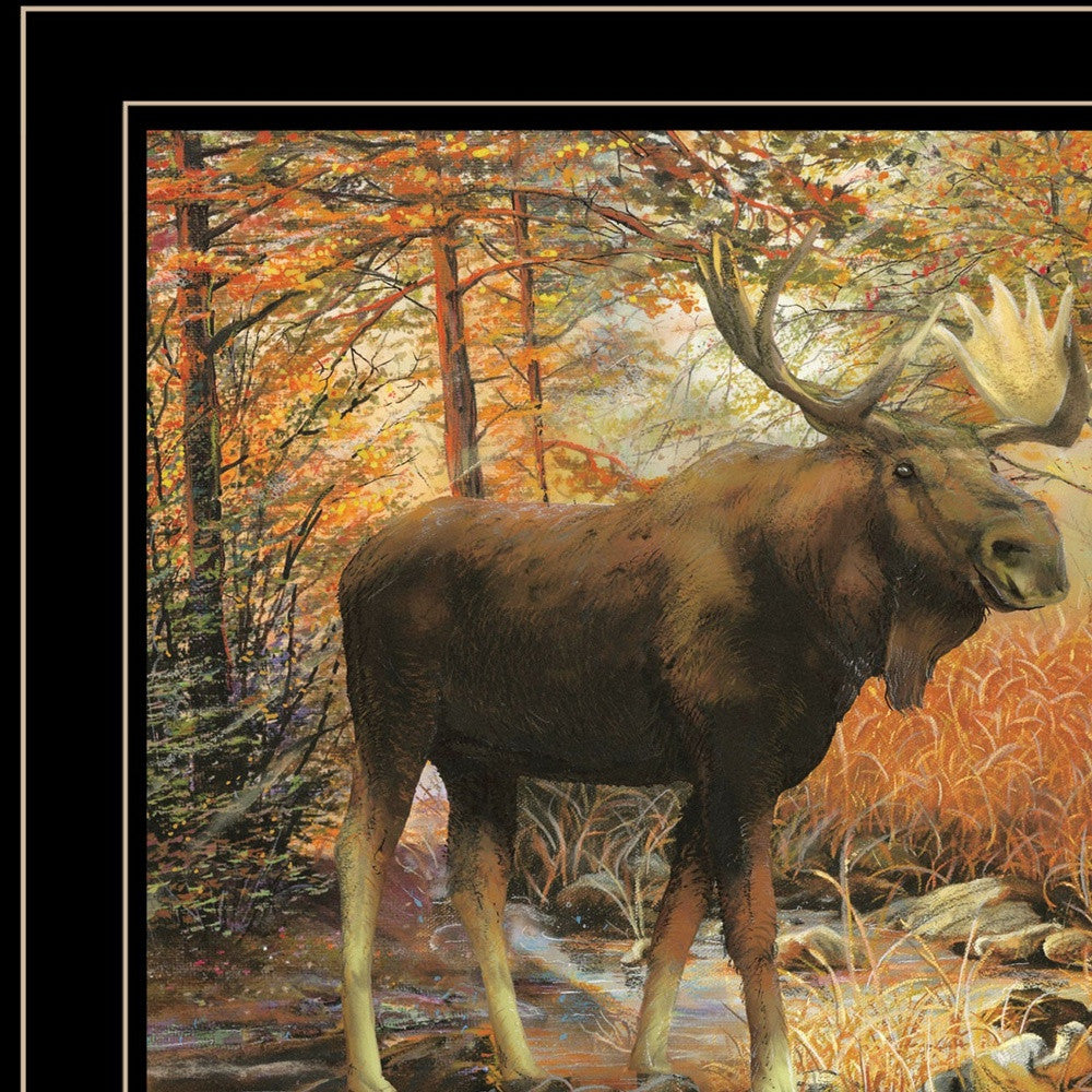 Call of the Wild 3 Black Framed Print Wall Art