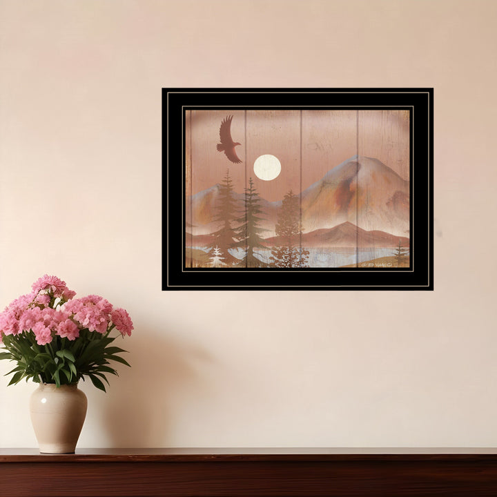 Full Moon I 2 Black Framed Print Wall Art