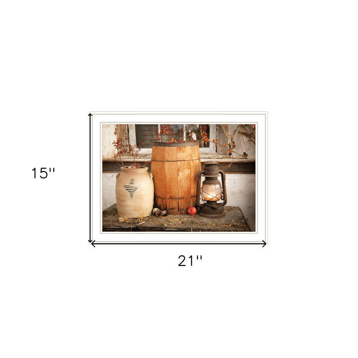 The Nail Keg 2 White Framed Print Wall Art